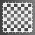 Gray empty chess board. Concept of graphic vector illustration. Art design checkered, checkerboard or chessboard Royalty Free Stock Photo