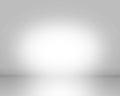 Gray empty room studio gradient 3D background. Royalty Free Stock Photo