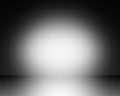 Gray empty room studio gradient 3D background. Royalty Free Stock Photo