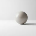 The lighting is soft casting a gentle shadow behind the ball Royalty Free Stock Photo
