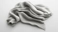 Gray Fabric Drapes Softly, Exploring Texture, Color, and the Art of Fabric Folding, a Visual Study of Textile Aesth