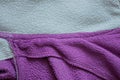 Gray fabric texture from an old piece of wool clothing Royalty Free Stock Photo