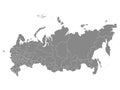 Federal Map of Russia