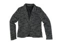 Gray female jacket. Isolate on white