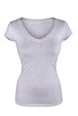 Gray female t-shirt