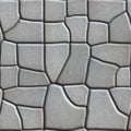 Gray Figured Paving Slabs of Different Value which Royalty Free Stock Photo