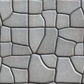 Gray Figured Paving Slabs of Different Value which