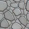 Gray Figured Paving Slabs which Imitates Natural