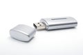 Gray flash disk Royalty Free Stock Photo