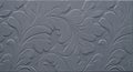 Gray floral embossed tile texture for wall or floor, background design Royalty Free Stock Photo