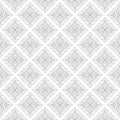 Gray geometric ornament on white background. Seamless pattern Royalty Free Stock Photo
