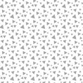 Gray geometric print on white background. Seamless pattern Royalty Free Stock Photo