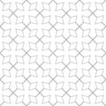 Gray geometric print on white background. Seamless pattern Royalty Free Stock Photo