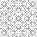 Gray geometric print on white background. Seamless pattern Royalty Free Stock Photo