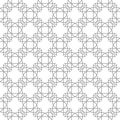 Gray geometric print on white background. Seamless pattern Royalty Free Stock Photo