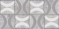 Gray geometric waves pattern, modern background, textile texture Royalty Free Stock Photo
