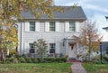 Gray Georgian Colonial House ( Royalty Free Stock Photo