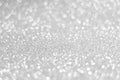 Gray glitter bokeh background, silver shiny star pattern