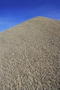 Gray gravel mound mountain concrete making