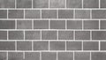 Gray grey brick tiles tilework glazed ceramic wall or floor texture wide background pattern Royalty Free Stock Photo