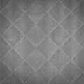 Gray grey colored seamless natural cotton linen textile fabric texture pattern, with diamond quilted, rhombic stiching. stitched