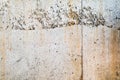 Gray grunge concrete or rough wall surfaces. Plastered plaster wall. Old building wall for background. Royalty Free Stock Photo