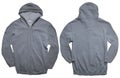 Gray Hoodie Mock up Royalty Free Stock Photo