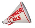 Summer sale advertisement Royalty Free Stock Photo