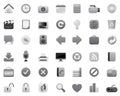 Gray icons set