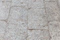 Gray interlocking paving stone Royalty Free Stock Photo