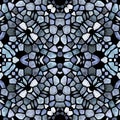 Gray kaleidoscopic multicolor abstract pattern