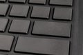 gray keyboard keys of a personal computer or laptop close - up without inscriptions with free space for your text, blank, design,