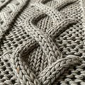 The close up view highlights the detail in the knitting technique Royalty Free Stock Photo
