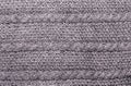 Gray knitting wool texture. Warm handmade background. Royalty Free Stock Photo