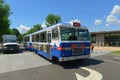 Gray Line tour bus, Washington DC, USA Royalty Free Stock Photo