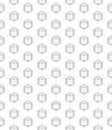 Gray lock symbol hexagon position seamless pattern on white background vector. Simple and flat design, minimalist style, security