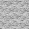 Zebra Stripe on Gray Marl Heather Seamless Pattern