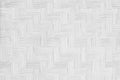 Gray Mat Traditional handicraft bamboo weave texture background. Royalty Free Stock Photo