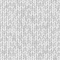 Gray melange knitted fabric seamless pattern, vector