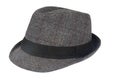 Gray Mens Hat Royalty Free Stock Photo