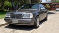 Gray Mercedes-Benz E320 sportline in Lima Royalty Free Stock Photo