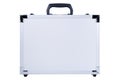 Gray metal suitcase Royalty Free Stock Photo