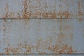 Gray  metal texture from old brown rusty iron dirty wall Royalty Free Stock Photo