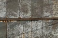 Gray  metal texture from old brown rusty iron dirty wall Royalty Free Stock Photo