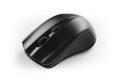 Gray modern computer wireless mouse. Royalty Free Stock Photo