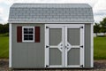 gray new shed Royalty Free Stock Photo