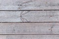 Gray old horizontal boards Weathered wood rustic background Royalty Free Stock Photo