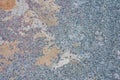 Gray old stone road surface. Seamless Texture. The texture of a stone road Royalty Free Stock Photo