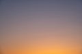 Gray-orange background sky sunset without sun Royalty Free Stock Photo