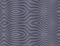 Gray ornamental geometric linear texture with symmetrical wave effect.